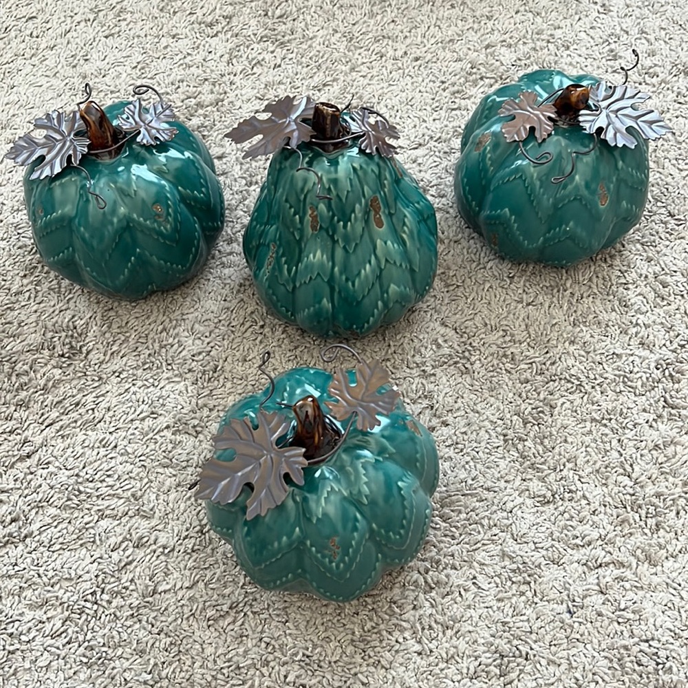 Ceramic pumpkins